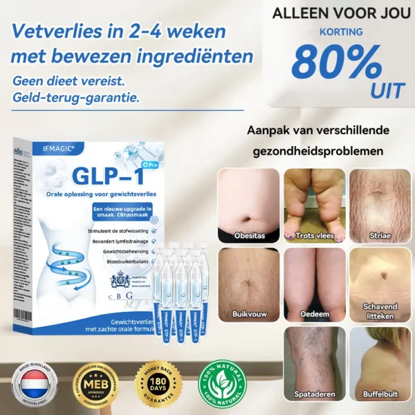 IFMAGIC® GLP-1 Orale oplossing voor gewichtsverlies