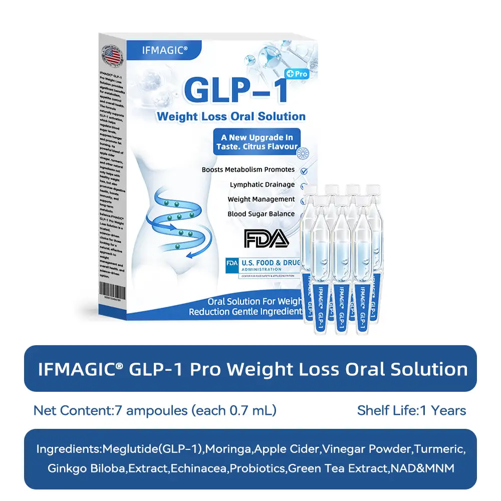 【Flagship store】✅ IFMAGIC® GLP-1 Pro Weight Loss Oral Solutio (𝐉𝐮𝐬𝐭 𝐨𝐧𝐜𝐞 𝐚 𝐝𝐚𝐲, 𝐯𝐢𝐬𝐢𝐛𝐥𝐞 𝐜𝐡𝐚𝐧𝐠𝐞𝐬 𝐢𝐧 𝟕 𝐝𝐚𝐲𝐬) 𝐅𝐨𝐫 𝐨𝐛𝐞𝐬𝐢𝐭𝐲, 𝐜𝐚𝐫𝐝𝐢𝐨𝐯𝐚𝐬𝐜𝐮𝐥𝐚𝐫 𝐡𝐞𝐚𝐥𝐭𝐡, 𝐝𝐢𝐚𝐛𝐞𝐭𝐞𝐬, 𝐬𝐥𝐞𝐞𝐩 𝐚𝐩𝐧𝐞𝐚, 𝐆𝐮𝐭 𝐇𝐞𝐚𝐥𝐭𝐡, 𝐣𝐨𝐢𝐧𝐭 𝐢𝐬𝐬𝐮𝐞𝐬, 𝐚𝐧𝐝 𝐦𝐨𝐫𝐞👨🔬