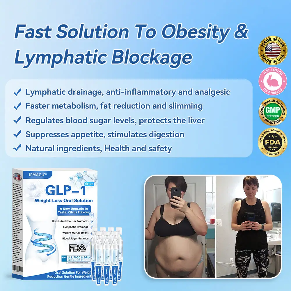 【Flagship store】✅ IFMAGIC® GLP-1 Pro Weight Loss Oral Solutio (𝐉𝐮𝐬𝐭 𝐨𝐧𝐜𝐞 𝐚 𝐝𝐚𝐲, 𝐯𝐢𝐬𝐢𝐛𝐥𝐞 𝐜𝐡𝐚𝐧𝐠𝐞𝐬 𝐢𝐧 𝟕 𝐝𝐚𝐲𝐬) 𝐅𝐨𝐫 𝐨𝐛𝐞𝐬𝐢𝐭𝐲, 𝐜𝐚𝐫𝐝𝐢𝐨𝐯𝐚𝐬𝐜𝐮𝐥𝐚𝐫 𝐡𝐞𝐚𝐥𝐭𝐡, 𝐝𝐢𝐚𝐛𝐞𝐭𝐞𝐬, 𝐬𝐥𝐞𝐞𝐩 𝐚𝐩𝐧𝐞𝐚, 𝐆𝐮𝐭 𝐇𝐞𝐚𝐥𝐭𝐡, 𝐣𝐨𝐢𝐧𝐭 𝐢𝐬𝐬𝐮𝐞𝐬, 𝐚𝐧𝐝 𝐦𝐨𝐫𝐞👨🔬
