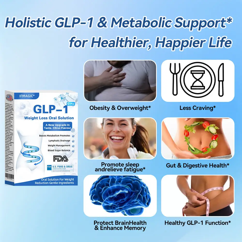 【Flagship store】✅ IFMAGIC® GLP-1 Pro Weight Loss Oral Solutio (𝐉𝐮𝐬𝐭 𝐨𝐧𝐜𝐞 𝐚 𝐝𝐚𝐲, 𝐯𝐢𝐬𝐢𝐛𝐥𝐞 𝐜𝐡𝐚𝐧𝐠𝐞𝐬 𝐢𝐧 𝟕 𝐝𝐚𝐲𝐬) 𝐅𝐨𝐫 𝐨𝐛𝐞𝐬𝐢𝐭𝐲, 𝐜𝐚𝐫𝐝𝐢𝐨𝐯𝐚𝐬𝐜𝐮𝐥𝐚𝐫 𝐡𝐞𝐚𝐥𝐭𝐡, 𝐝𝐢𝐚𝐛𝐞𝐭𝐞𝐬, 𝐬𝐥𝐞𝐞𝐩 𝐚𝐩𝐧𝐞𝐚, 𝐆𝐮𝐭 𝐇𝐞𝐚𝐥𝐭𝐡, 𝐣𝐨𝐢𝐧𝐭 𝐢𝐬𝐬𝐮𝐞𝐬, 𝐚𝐧𝐝 𝐦𝐨𝐫𝐞👨🔬